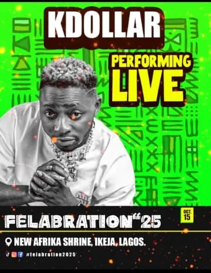 K-Dollar performing live promotional artwork